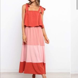 Petal & Pup Jayde Dress in Rust